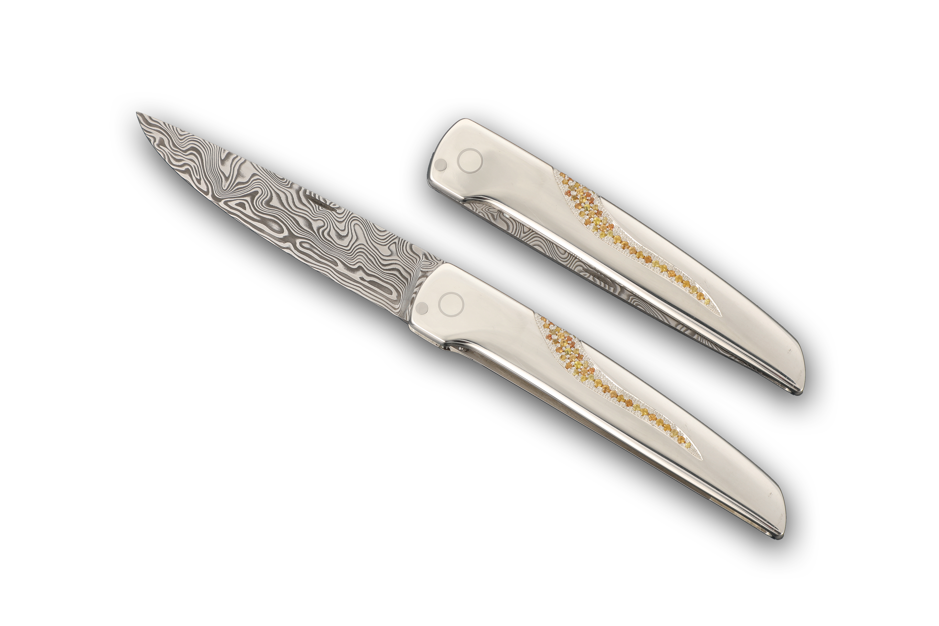 Klappmesser „Silber & Saphir“